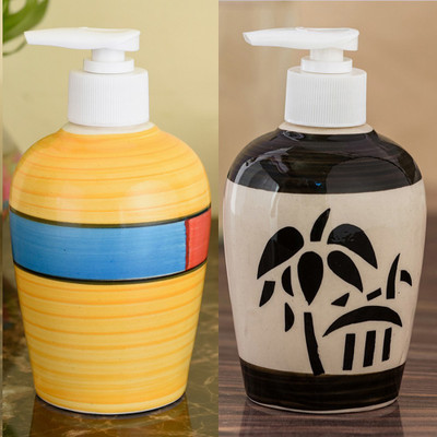 Sforzi Ceramic soap dispenser combo 250 ml Lotion, Shampoo, Soap Dispenser(Multicolor) 
Sforzi Ceramic soap dispenser combo 250 ml Lotion, Shampoo, Soap Dispenser(Multicolor)