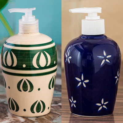 Sforzi Ceramic soap dispenser combo 700 ml Lotion, Shampoo, Soap Dispenser(Multicolor)
Sforzi Ceramic soap dispenser combo 700 ml Lotion, Shampoo, Soap Dispenser(Multicolor)