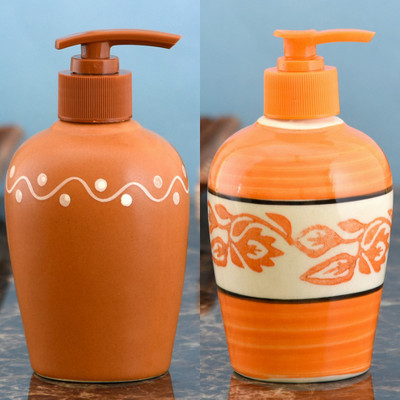 Sforzi Ceramic soap dispenser combo 250 ml Lotion, Shampoo, Soap Dispenser(Multicolor)
Sforzi Ceramic soap dispenser combo 250 ml Lotion, Shampoo, Soap Dispenser(Multicolor)
