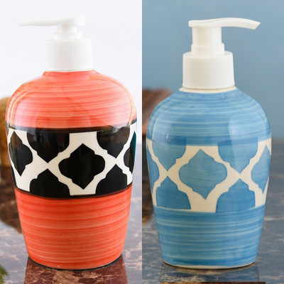 Sforzi Ceramic soap dispenser combo 700 ml Lotion, Shampoo, Soap Dispenser(Multicolor)
Sforzi Ceramic soap dispenser combo 700 ml Lotion, Shampoo, Soap Dispenser(Multicolor)