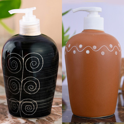 Sforzi Ceramic soap dispenser combo 450 ml Lotion, Shampoo, Soap Dispenser(Multicolor)
Sforzi Ceramic soap dispenser combo 450 ml Lotion, Shampoo, Soap Dispenser(Multicolor)