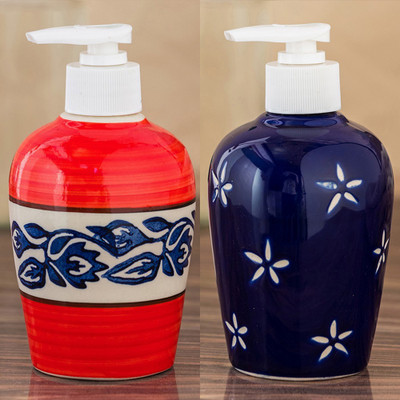 Sforzi Ceramic soap dispenser combo 250 ml Lotion, Shampoo, Soap Dispenser(Multicolor)
Sforzi Ceramic soap dispenser combo 250 ml Lotion, Shampoo, Soap Dispenser(Multicolor)