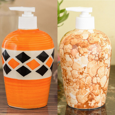 Sforzi Ceramic soap dispenser combo 450 ml Lotion, Shampoo, Soap Dispenser(Multicolor)
Sforzi Ceramic soap dispenser combo 450 ml Lotion, Shampoo, Soap Dispenser(Multicolor)