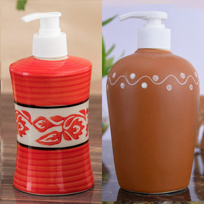 Sforzi Ceramic soap dispenser combo 700 ml Lotion, Shampoo, Soap Dispenser(Multicolor)
Sforzi Ceramic soap dispenser combo 700 ml Lotion, Shampoo, Soap Dispenser(Multicolor)