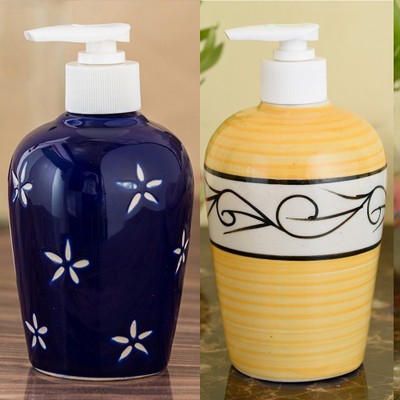 Sforzi Ceramic soap dispenser combo 700 ml Lotion, Shampoo, Soap Dispenser(Multicolor)
Sforzi Ceramic soap dispenser combo 700 ml Lotion, Shampoo, Soap Dispenser(Multicolor)