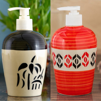 Sforzi Ceramic soap dispenser combo 450 ml Lotion, Shampoo, Soap Dispenser(Multicolor)
Sforzi Ceramic soap dispenser combo 450 ml Lotion, Shampoo, Soap Dispenser(Multicolor)