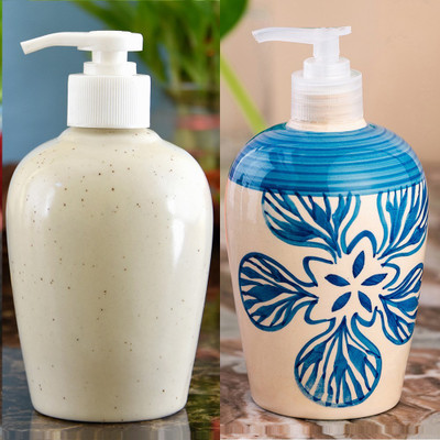 Sforzi Ceramic soap dispenser combo 700 ml Lotion, Shampoo, Soap Dispenser(Multicolor)
Sforzi Ceramic soap dispenser combo 700 ml Lotion, Shampoo, Soap Dispenser(Multicolor)