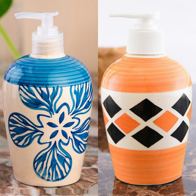 Sforzi Ceramic soap dispenser combo 700 ml Lotion, Shampoo, Soap Dispenser(Multicolor)
Sforzi Ceramic soap dispenser combo 700 ml Lotion, Shampoo, Soap Dispenser(Multicolor)