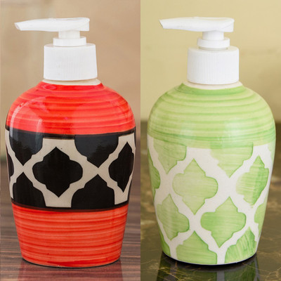 Sforzi Ceramic soap dispenser combo 250 ml Lotion, Shampoo, Soap Dispenser(Multicolor)
Sforzi Ceramic soap dispenser combo 250 ml Lotion, Shampoo, Soap Dispenser(Multicolor)