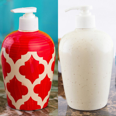 Sforzi Ceramic soap dispenser combo 450 ml Lotion, Shampoo, Soap Dispenser(Multicolor)
Sforzi Ceramic soap dispenser combo 450 ml Lotion, Shampoo, Soap Dispenser(Multicolor)