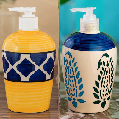 Sforzi Ceramic soap dispenser combo 450 ml Lotion, Shampoo, Soap Dispenser(Multicolor)
Sforzi Ceramic soap dispenser combo 450 ml Lotion, Shampoo, Soap Dispenser(Multicolor)