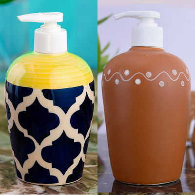 Sforzi Ceramic soap dispenser combo 450 ml Lotion, Shampoo, Soap Dispenser(Multicolor)
Sforzi Ceramic soap dispenser combo 450 ml Lotion, Shampoo, Soap Dispenser(Multicolor)