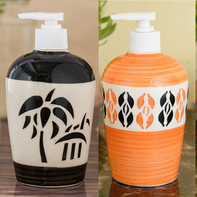 Sforzi Ceramic soap dispenser combo 450 ml Lotion, Shampoo, Soap Dispenser(Multicolor)
Sforzi Ceramic soap dispenser combo 450 ml Lotion, Shampoo, Soap Dispenser(Multicolor)