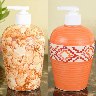 Sforzi Ceramic soap dispenser combo 450 ml Lotion, Shampoo, Soap Dispenser(Multicolor)
Sforzi Ceramic soap dispenser combo 450 ml Lotion, Shampoo, Soap Dispenser(Multicolor)