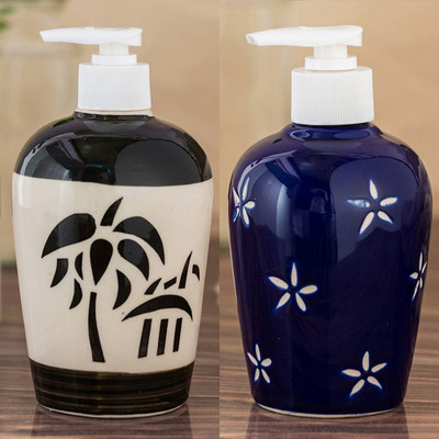 Sforzi Ceramic soap dispenser combo 700 ml Lotion, Shampoo, Soap Dispenser(Multicolor)
Sforzi Ceramic soap dispenser combo 700 ml Lotion, Shampoo, Soap Dispenser(Multicolor)