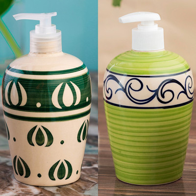 Sforzi Ceramic soap dispenser combo 450 ml Lotion, Shampoo, Soap Dispenser(Multicolor)
Sforzi Ceramic soap dispenser combo 450 ml Lotion, Shampoo, Soap Dispenser(Multicolor)