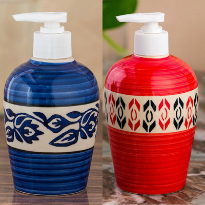 Sforzi Ceramic soap dispenser combo 700 ml Lotion, Shampoo, Soap Dispenser(Multicolor)
Sforzi Ceramic soap dispenser combo 700 ml Lotion, Shampoo, Soap Dispenser(Multicolor)