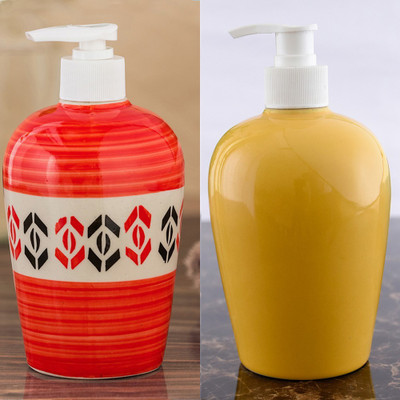 Sforzi Ceramic soap dispenser combo 450 ml Lotion, Shampoo, Soap Dispenser(Multicolor)
Sforzi Ceramic soap dispenser combo 450 ml Lotion, Shampoo, Soap Dispenser(Multicolor)