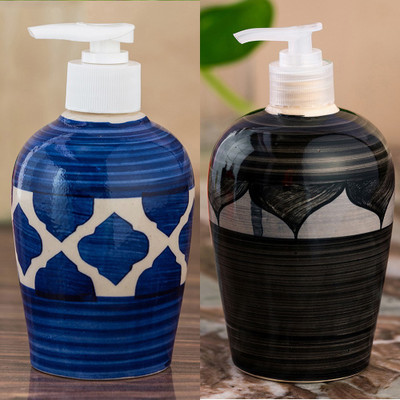 Sforzi Ceramic soap dispenser combo 700 ml Lotion, Shampoo, Soap Dispenser(Multicolor)
Sforzi Ceramic soap dispenser combo 700 ml Lotion, Shampoo, Soap Dispenser(Multicolor)