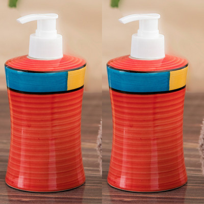 Sforzi Ceramic soap dispenser combo 250 ml Lotion, Shampoo, Soap Dispenser(Multicolor)
Sforzi Ceramic soap dispenser combo 250 ml Lotion, Shampoo, Soap Dispenser(Multicolor)
