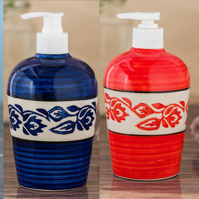Sforzi Ceramic soap dispenser combo 700 ml Lotion, Shampoo, Soap Dispenser(Multicolor)
Sforzi Ceramic soap dispenser combo 700 ml Lotion, Shampoo, Soap Dispenser(Multicolor)
