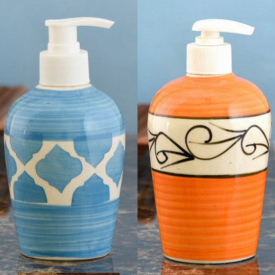 Sforzi Ceramic soap dispenser combo 700 ml Lotion, Shampoo, Soap Dispenser(Multicolor)
Sforzi Ceramic soap dispenser combo 700 ml Lotion, Shampoo, Soap Dispenser(Multicolor)