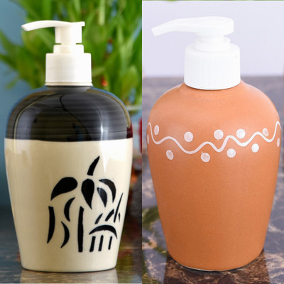 Sforzi Ceramic soap dispenser combo 700 ml Lotion, Shampoo, Soap Dispenser(Multicolor)
Sforzi Ceramic soap dispenser combo 700 ml Lotion, Shampoo, Soap Dispenser(Multicolor)