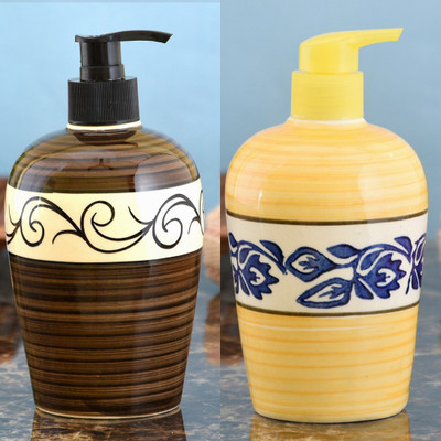 Sforzi Ceramic soap dispenser combo 450 ml Lotion, Shampoo, Soap Dispenser(Multicolor)
Sforzi Ceramic soap dispenser combo 450 ml Lotion, Shampoo, Soap Dispenser(Multicolor)