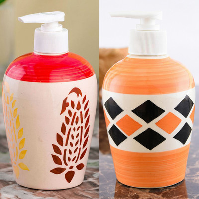 Sforzi Ceramic soap dispenser combo 700 ml Lotion, Shampoo, Soap Dispenser(Multicolor)
Sforzi Ceramic soap dispenser combo 700 ml Lotion, Shampoo, Soap Dispenser(Multicolor)