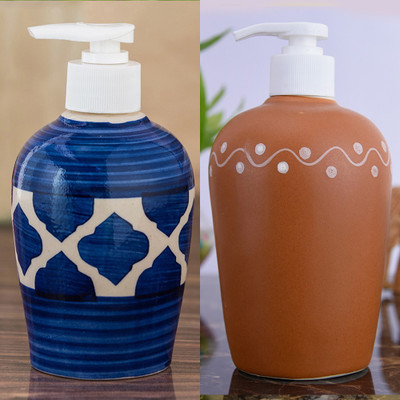 Sforzi Ceramic soap dispenser combo 700 ml Lotion, Shampoo, Soap Dispenser(Multicolor)
Sforzi Ceramic soap dispenser combo 700 ml Lotion, Shampoo, Soap Dispenser(Multicolor)