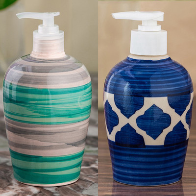 Sforzi Ceramic soap dispenser combo 700 ml Lotion, Shampoo, Soap Dispenser(Multicolor)
Sforzi Ceramic soap dispenser combo 700 ml Lotion, Shampoo, Soap Dispenser(Multicolor)