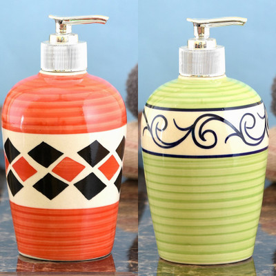 Sforzi Ceramic soap dispenser combo 450 ml Lotion, Shampoo, Soap Dispenser(Multicolor)
Sforzi Ceramic soap dispenser combo 450 ml Lotion, Shampoo, Soap Dispenser(Multicolor)