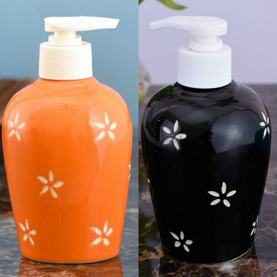 Sforzi Ceramic soap dispenser combo 250 ml Lotion, Shampoo, Soap Dispenser(Multicolor)
Sforzi Ceramic soap dispenser combo 250 ml Lotion, Shampoo, Soap Dispenser(Multicolor)