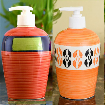 Sforzi Ceramic soap dispenser combo 450 ml Lotion, Shampoo, Soap Dispenser(Multicolor)
Sforzi Ceramic soap dispenser combo 450 ml Lotion, Shampoo, Soap Dispenser(Multicolor)
