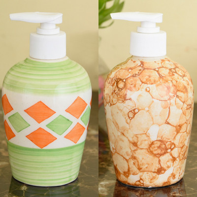 Sforzi Ceramic soap dispenser combo 250 ml Lotion, Shampoo, Soap Dispenser(Multicolor)
Sforzi Ceramic soap dispenser combo 250 ml Lotion, Shampoo, Soap Dispenser(Multicolor)