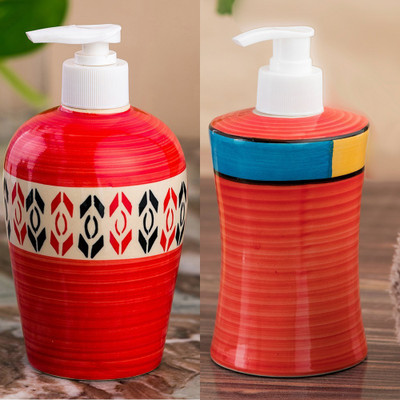 Sforzi Ceramic soap dispenser combo 700 ml Lotion, Shampoo, Soap Dispenser(Multicolor)
Sforzi Ceramic soap dispenser combo 700 ml Lotion, Shampoo, Soap Dispenser(Multicolor)