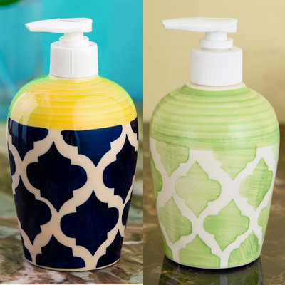 Sforzi Ceramic soap dispenser combo 700 ml Lotion, Shampoo, Soap Dispenser(Multicolor)
Sforzi Ceramic soap dispenser combo 700 ml Lotion, Shampoo, Soap Dispenser(Multicolor)
