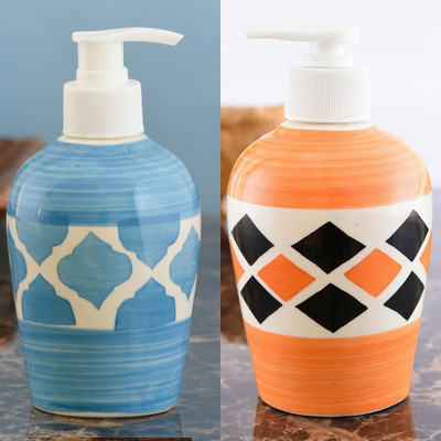 Sforzi Ceramic soap dispenser combo 250 ml Lotion, Shampoo, Soap Dispenser(Multicolor)
Sforzi Ceramic soap dispenser combo 250 ml Lotion, Shampoo, Soap Dispenser(Multicolor)
