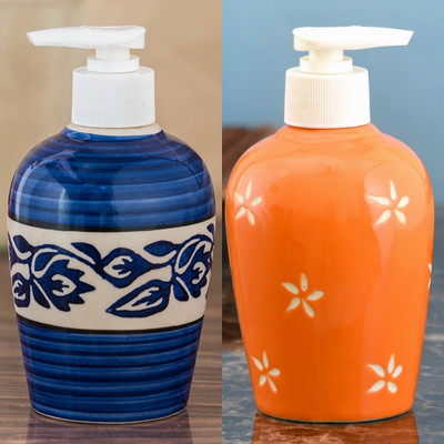 Sforzi Ceramic soap dispenser combo 250 ml Lotion, Shampoo, Soap Dispenser(Multicolor)
Sforzi Ceramic soap dispenser combo 250 ml Lotion, Shampoo, Soap Dispenser(Multicolor)