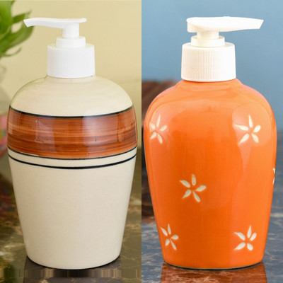 Sforzi Ceramic soap dispenser combo 700 ml Lotion, Shampoo, Soap Dispenser(Multicolor)
Sforzi Ceramic soap dispenser combo 700 ml Lotion, Shampoo, Soap Dispenser(Multicolor)
