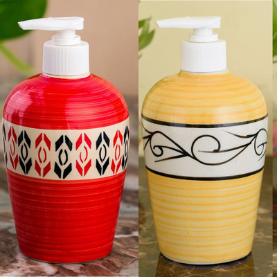 Sforzi Ceramic soap dispenser combo 450 ml Lotion, Shampoo, Soap Dispenser(Multicolor)
Sforzi Ceramic soap dispenser combo 450 ml Lotion, Shampoo, Soap Dispenser(Multicolor)