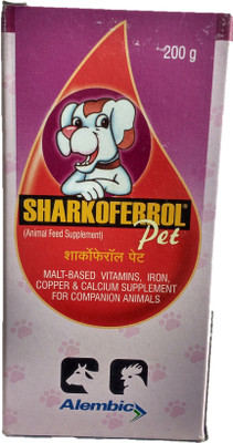 Alembic SHARKOFERROL PET (pack of 2) Pet Health Supplements(200 ml)