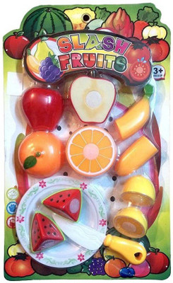 starsky Realistic Sliceable Fruits Velcro Cutting play toy set 12 pcs