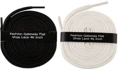 Fashion Gateway Flat Shoe Lace for Sports shoe (120cm) FG-03 Shoe Lace(Black, White Set of 2)
Fashion Gateway Flat Shoe Lace for Sports shoe (120cm) FG-03 Shoe Lace(Black, White Set of 2)