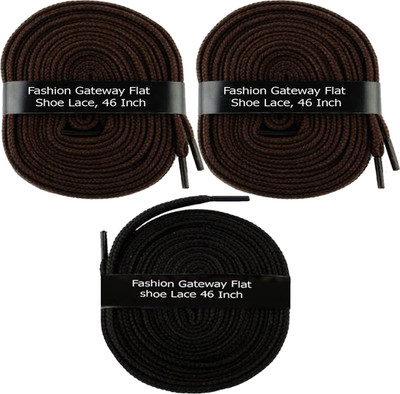 Fashion Gateway Flat Shoe Lace for Sports shoe (120cm) FG-16 Shoe Lace(Brown, Brown, Black Set of 3)
Fashion Gateway Flat Shoe Lace for Sports shoe (120cm) FG-16 Shoe Lace(Brown, Brown, Black Set of 3)