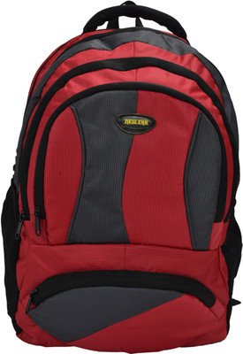 New Era School bags men 40 L Backpack(Red, Black), Bossa nova red
