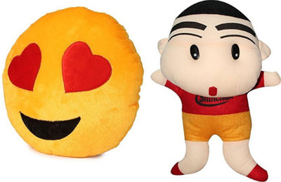 MTC Hearted Eye Cushion (32cm)Combo With Shinchan (40cm) Stuffed Toy - 40 cm(Yellow)
MTC Hearted Eye Cushion (32cm)Combo With Shinchan (40cm) Stuffed Toy - 40 cm(Yellow)