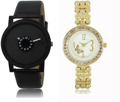 REMIXON Couple Watch With Clasical Look Designer Printed Dial LR 025 _ 203 Watch - For Couple