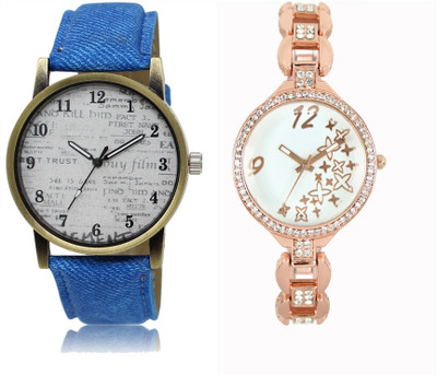 REMIXON Couple Watch With Clasical Look Designer Printed Dial LR 028 _ 210 Watch - For Couple