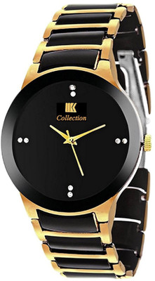 IIK Collection IIK Big Black Gold Watch Watch - For Men